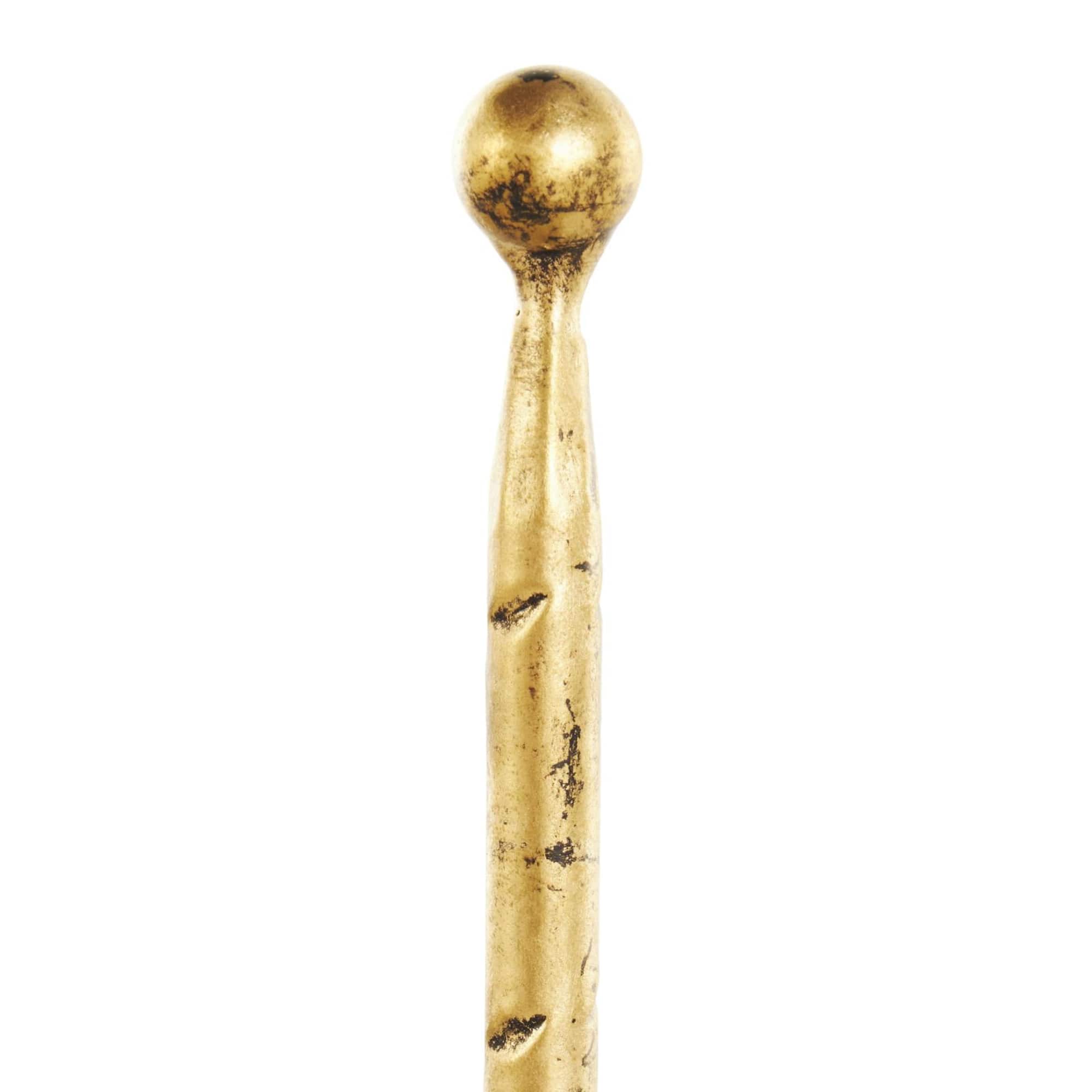 Gold Metal Slim Display Easel with Ball Accent Set